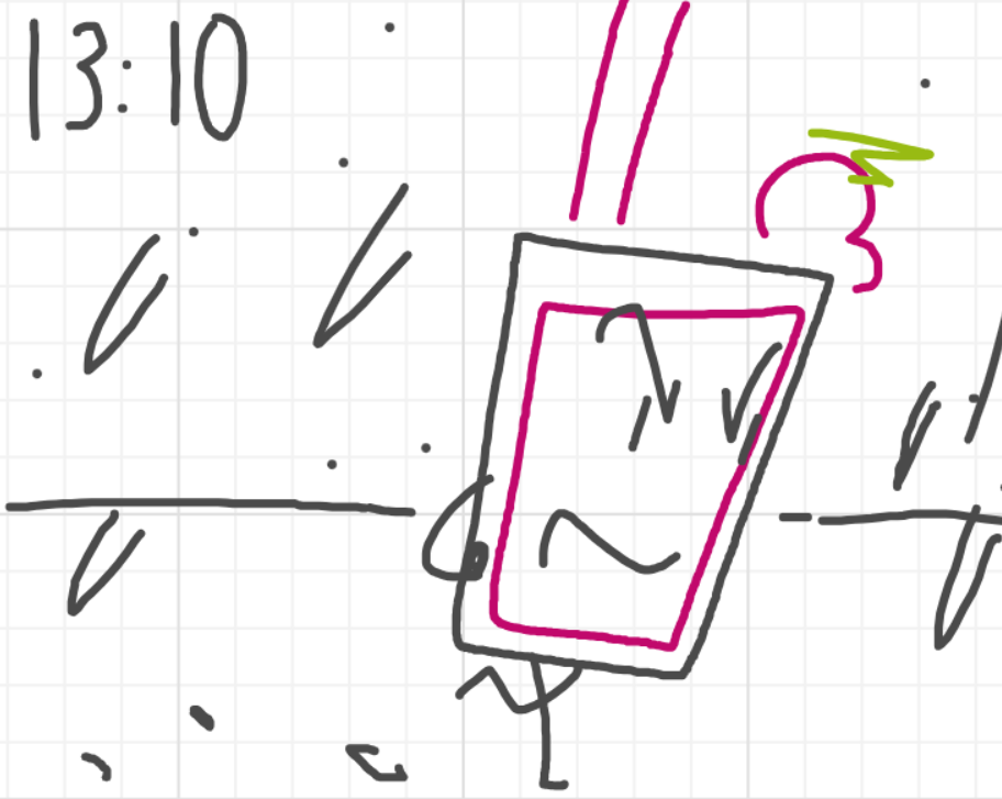 A panel from I've Been Everywhere, Man, episode nine of the Board Boards object show by Furretwalk/WalkingFurret.